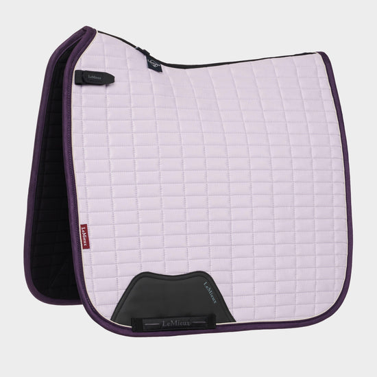 Suede Dressage Saddle Pad Lilac