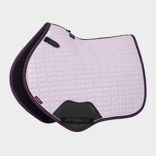 Suede Close Contact Saddle Pad Lilac
