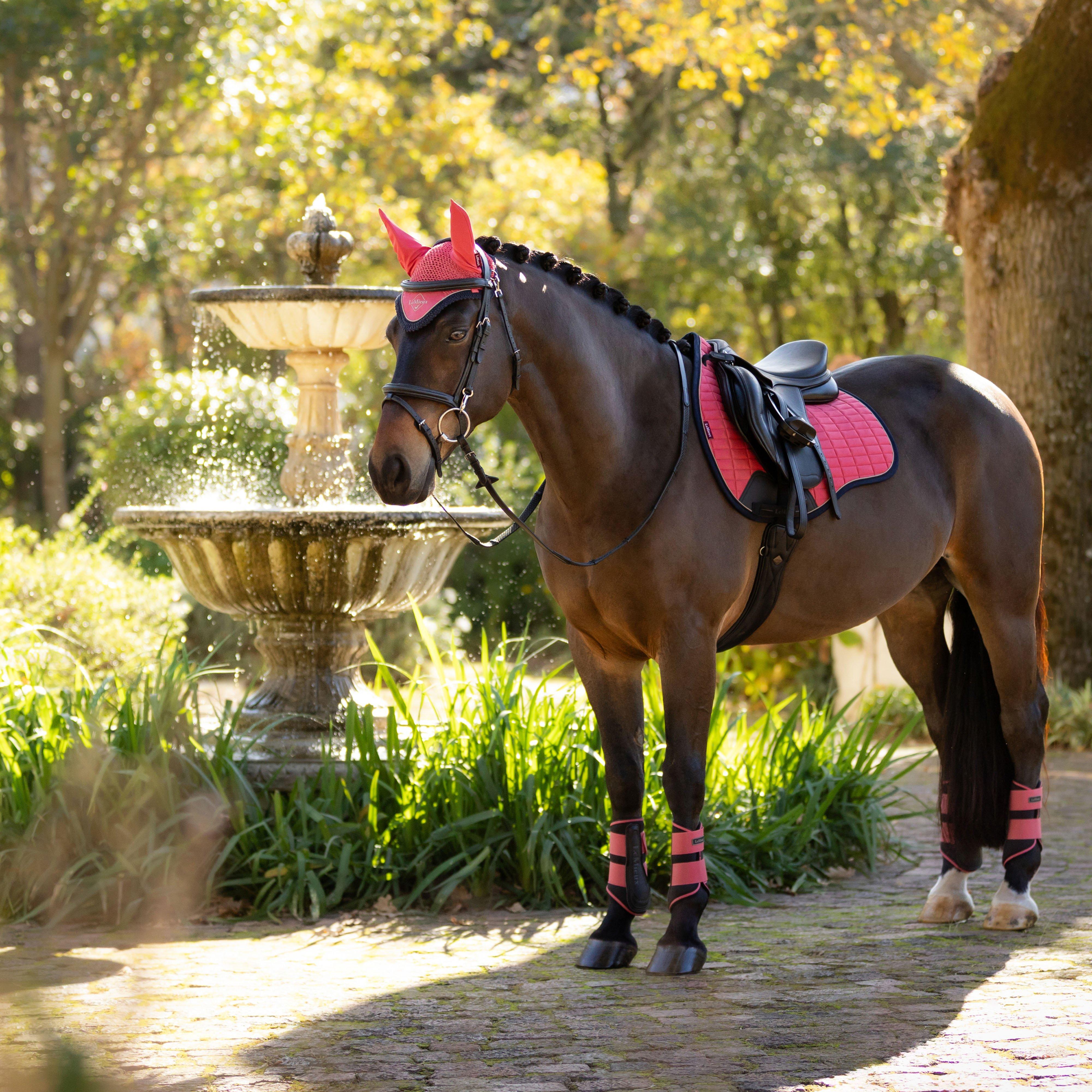 Suede GP Saddle Pad Cranberry