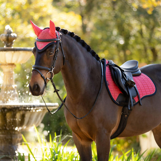 Suede GP Saddle Pad Cranberry