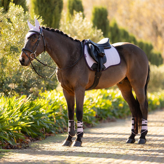 Suede GP Saddle Pad Lilac