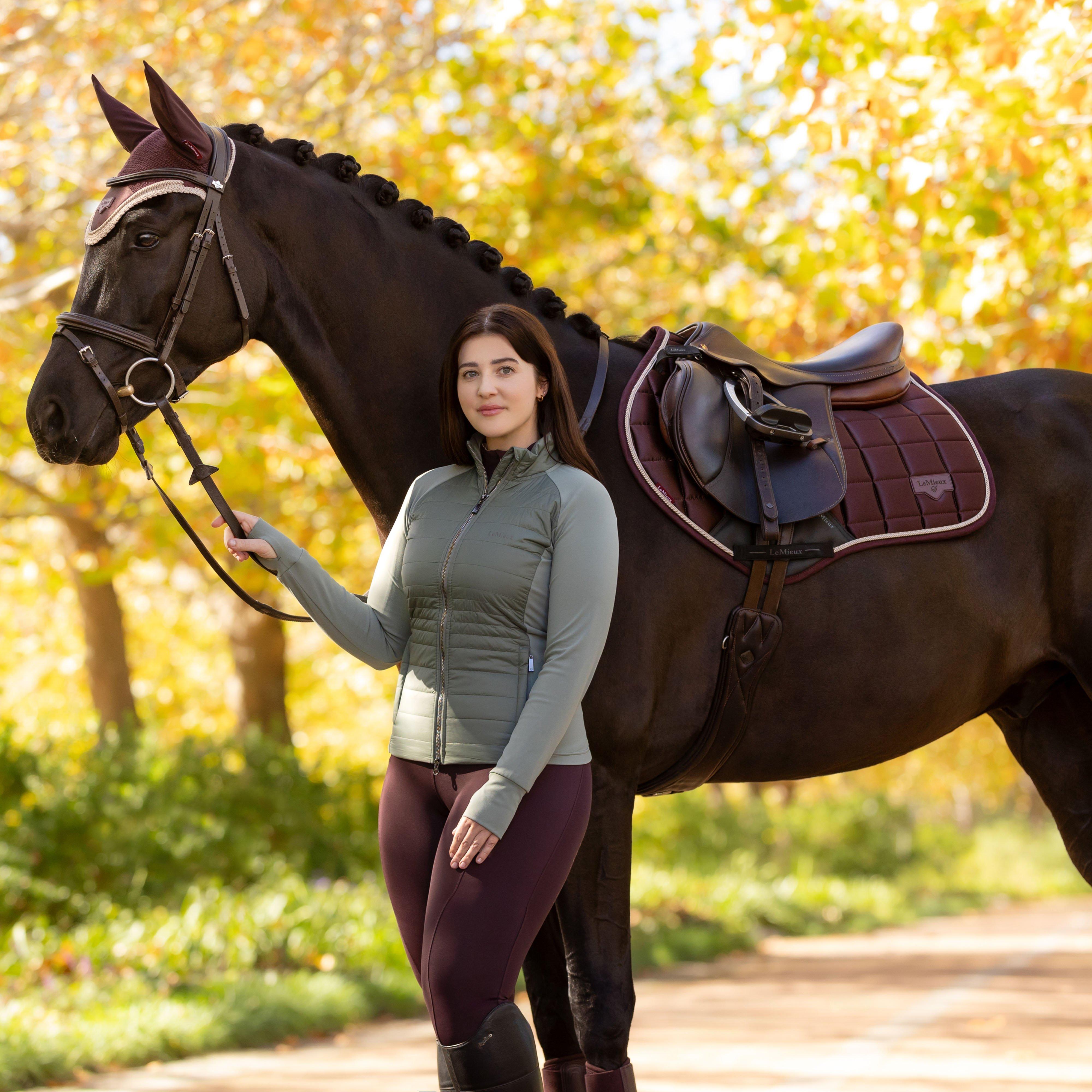 Loire Close Contact Saddle Pad Damson
