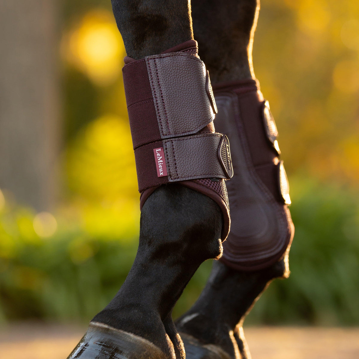 Arika Mesh Brushing Boots Damson