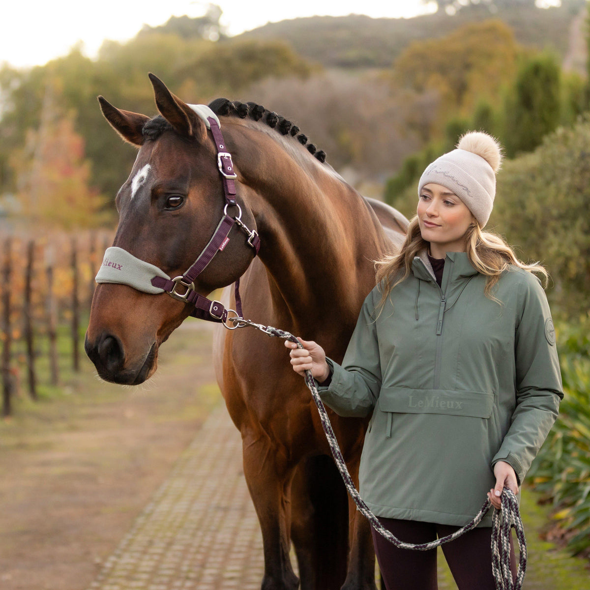 Vogue Headcollar & Leadrope Juniper