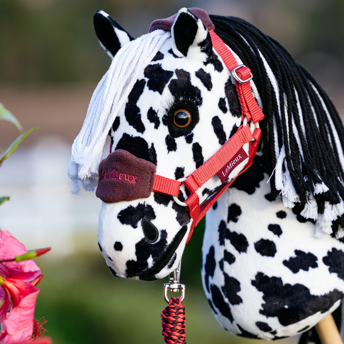 Hobby Horse Vogue Headcollar & Leadrope Cranberry