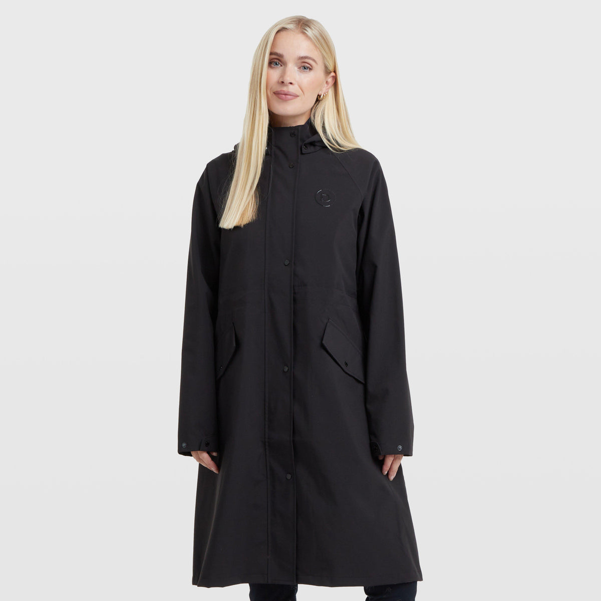 Women's Wet Weather Long Jacket Black
