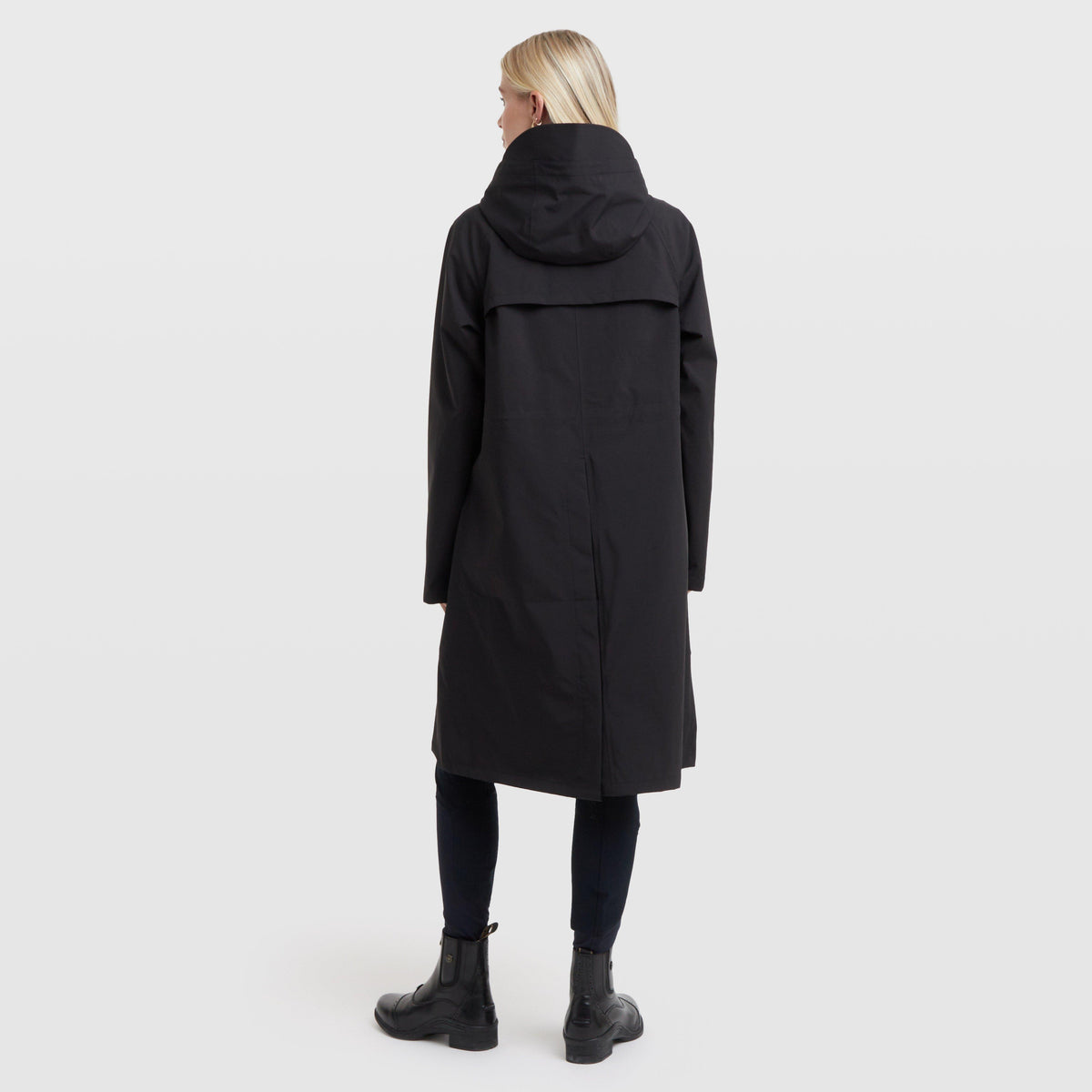 Women's Wet Weather Long Jacket Black
