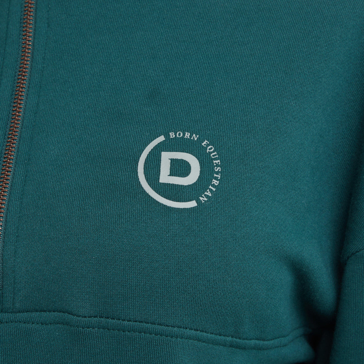 Womens 1/4 Zip Fleece Pullover Deep Emerald Green