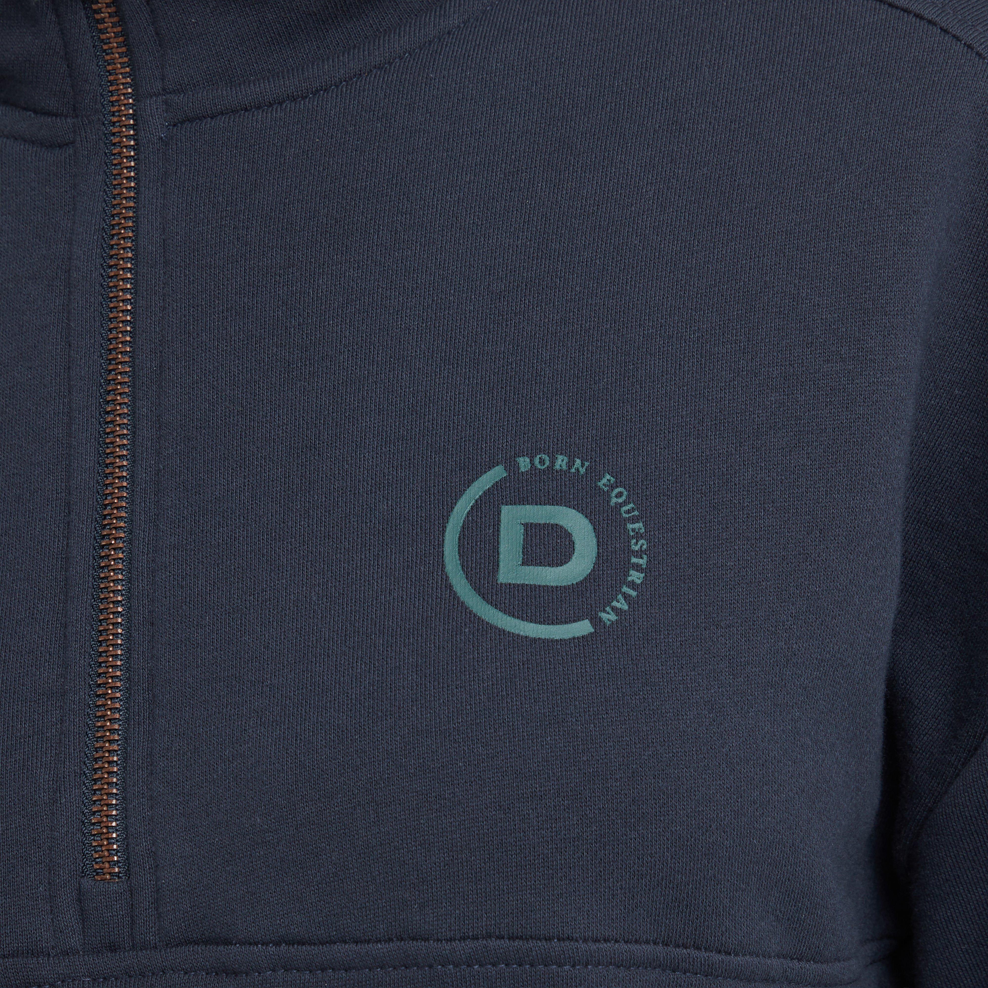 Womens 1/4 Zip Fleece Pullover Navy