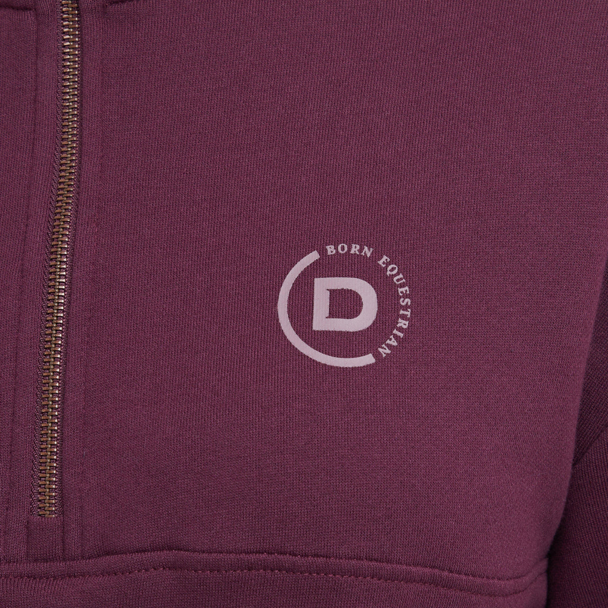 Womens 1/4 Zip Fleece Pullover Purple Violet