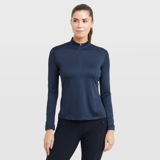 Womens Breathable Long Sleeve Top Navy