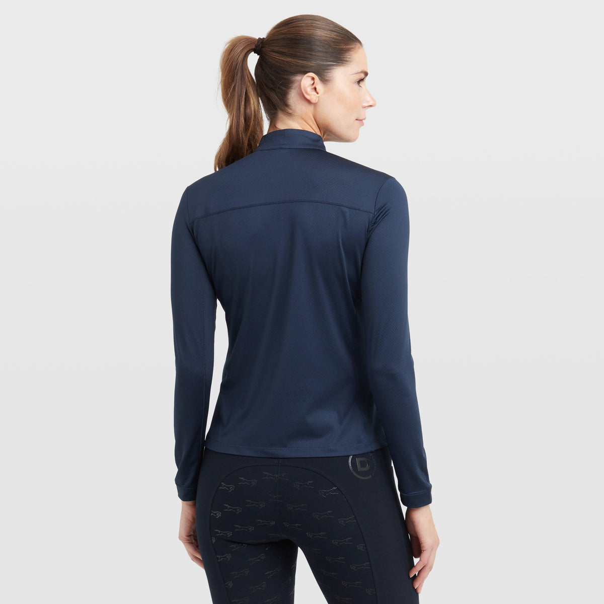 Womens Breathable Long Sleeve Top Navy