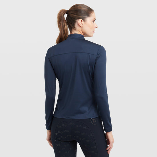 Womens Breathable Long Sleeve Top Navy