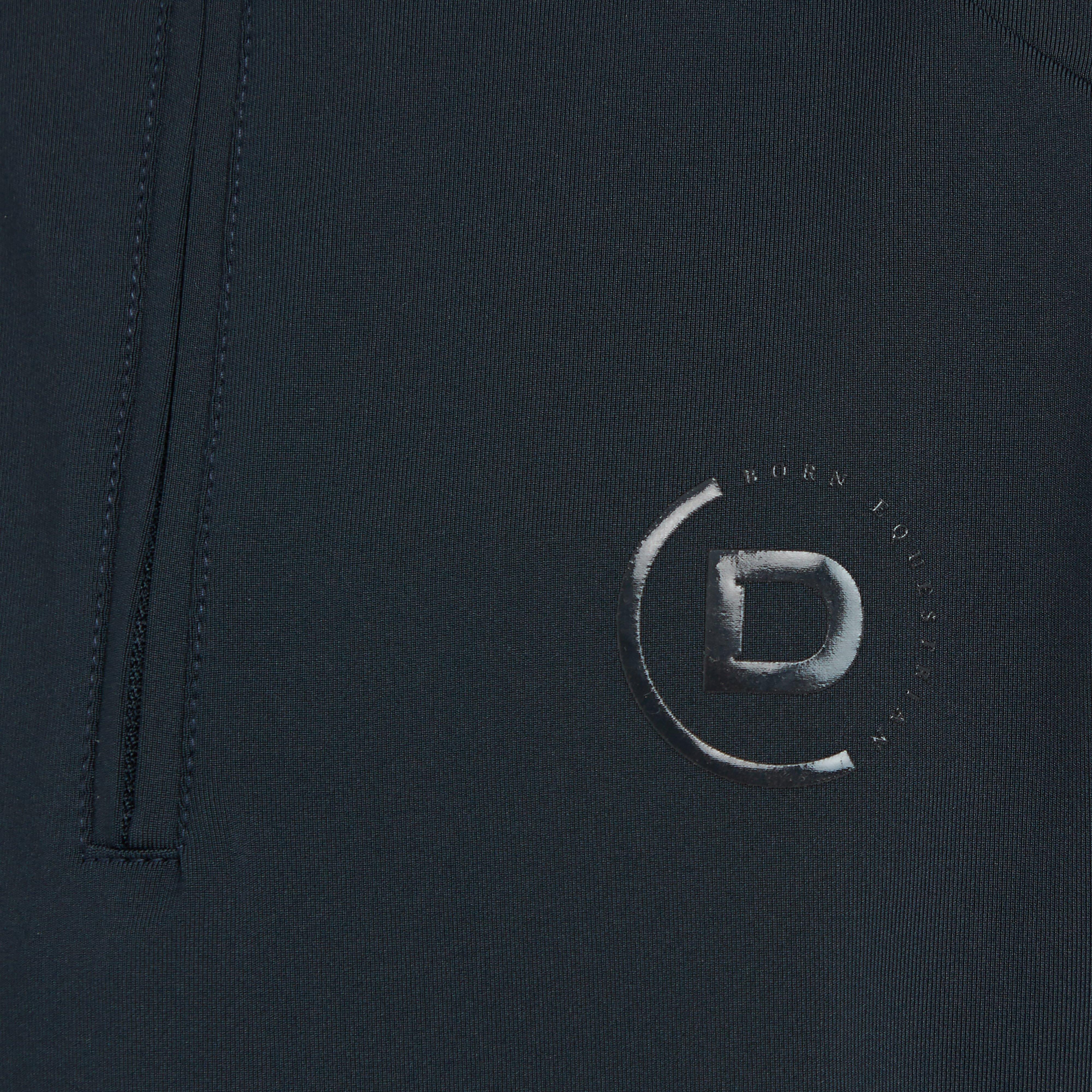 Kids 1/4 Zip Short Sleeve Top Navy