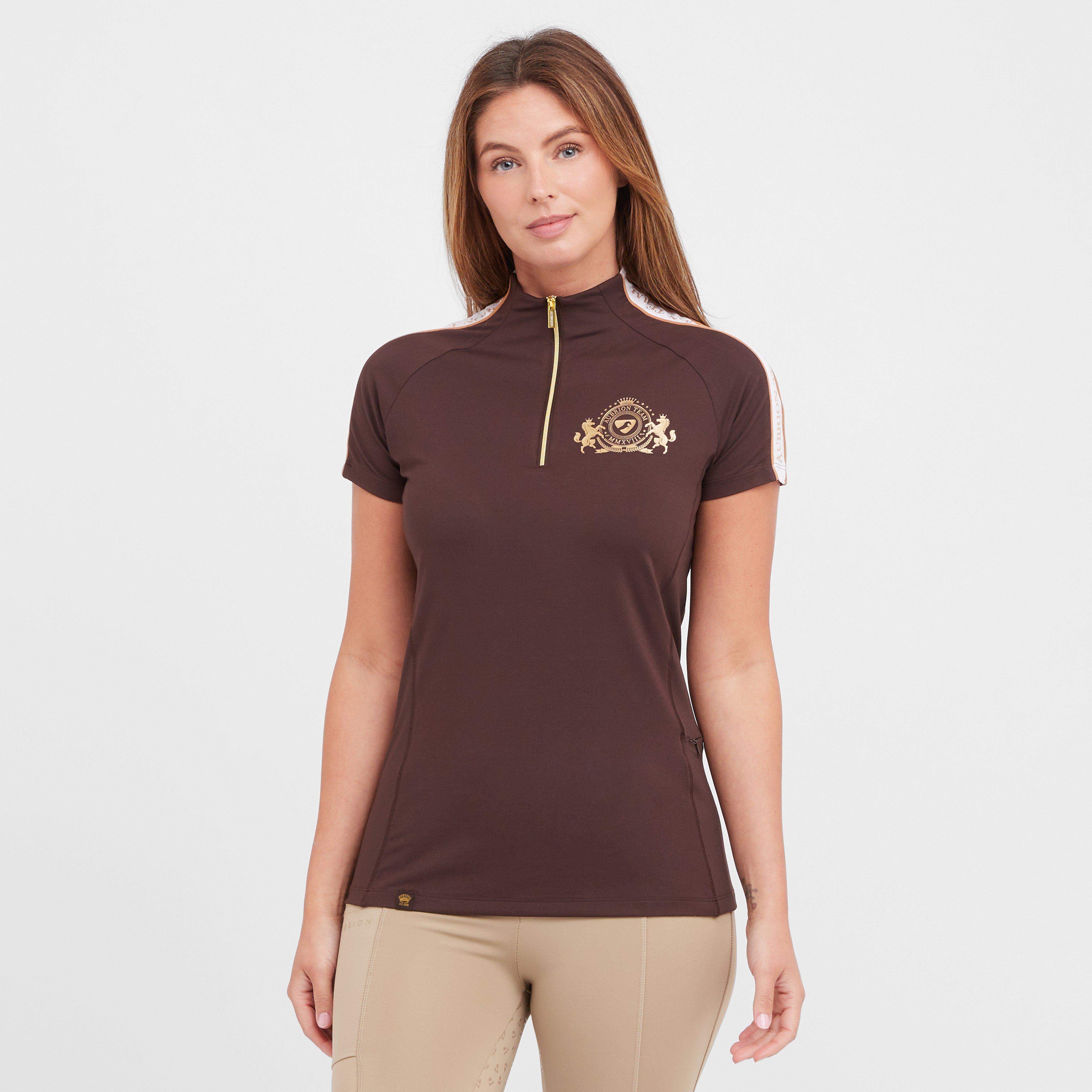 Womens Team Short Sleeved Base Layer Umber