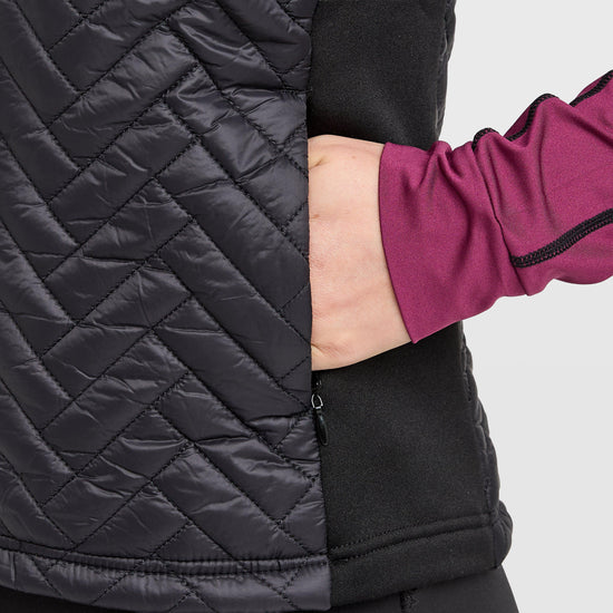 Women’s Kayley Hybrid Gilet Black
