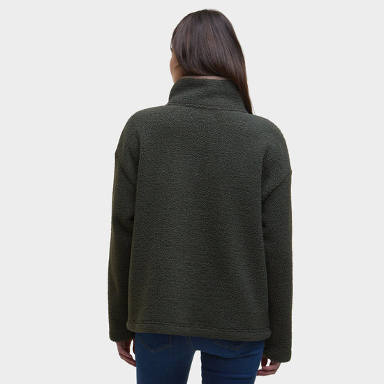 Womens Bamburgh Half-Zip Fleece Olive