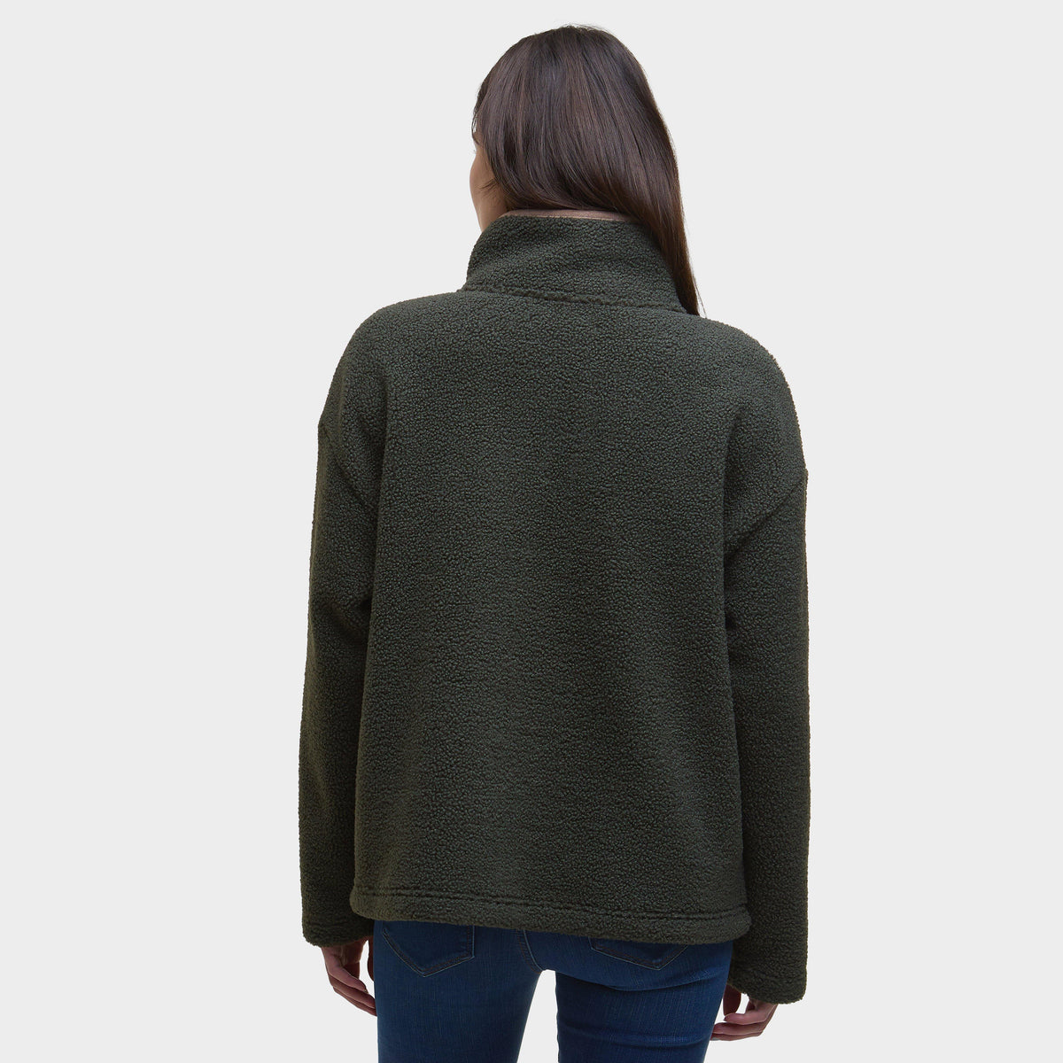Womens Bamburgh Half-Zip Fleece Olive