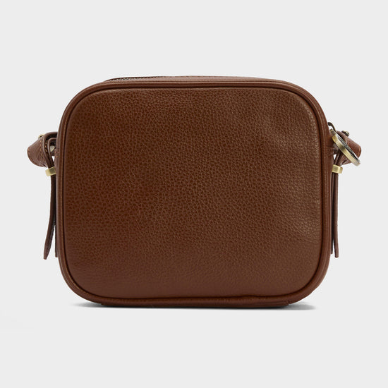 Women's Daphne Leather Crossbody Bag Brown