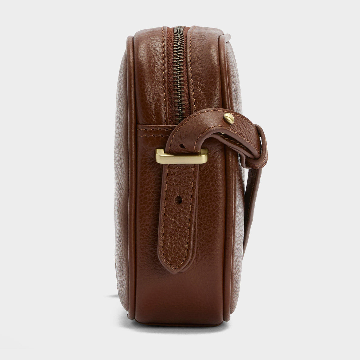 Women's Daphne Leather Crossbody Bag Brown