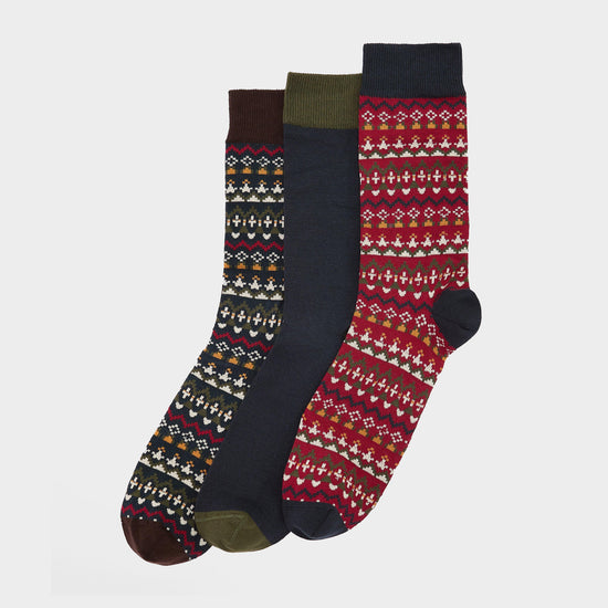 Men's Marlow Fair Isle Sock Gift Box