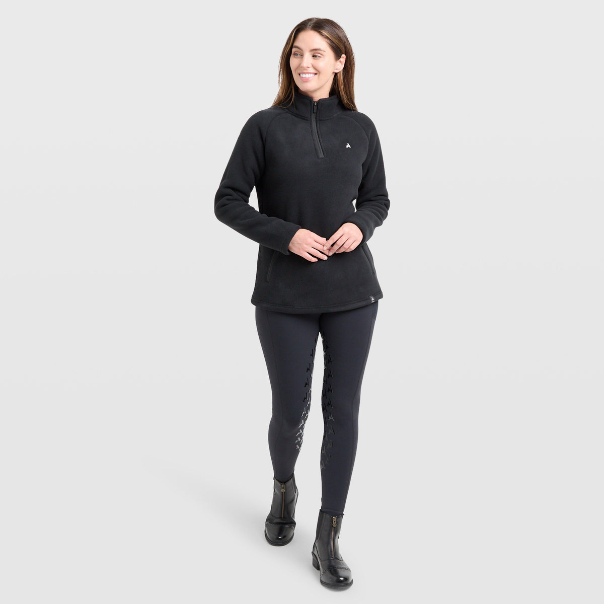 Womens React Half Zip Fleece