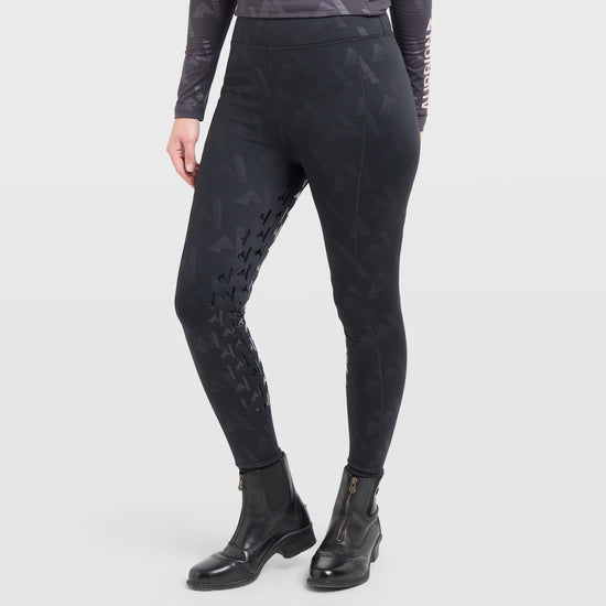 Womens React Winter Riding Tights Shadow