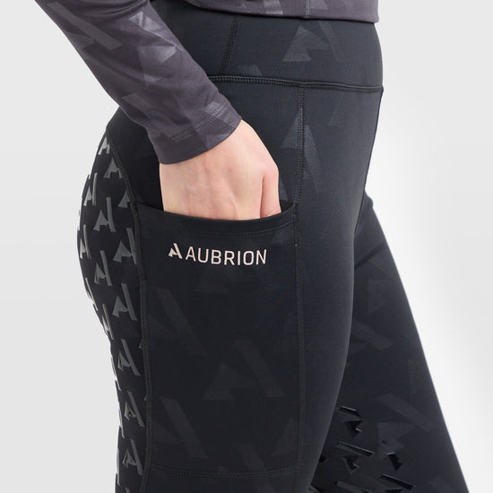 Womens React Winter Riding Tights Shadow