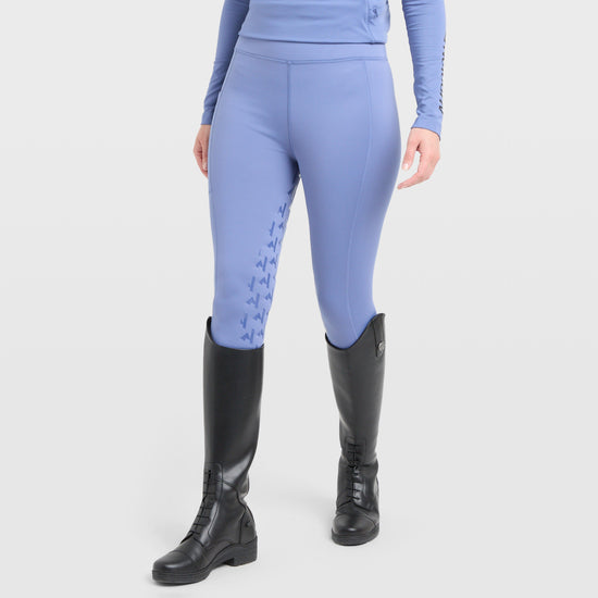 Womens React Winter Riding Tights Sky