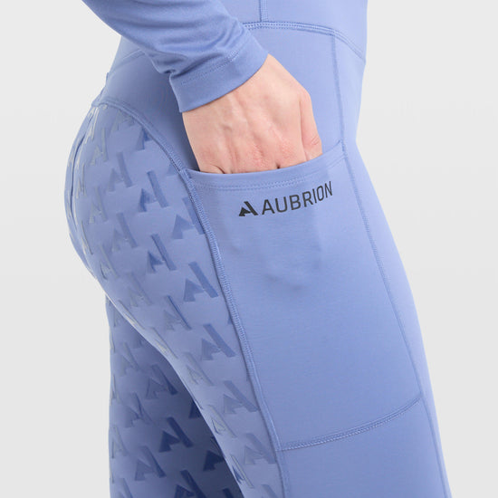 Womens React Winter Riding Tights Sky