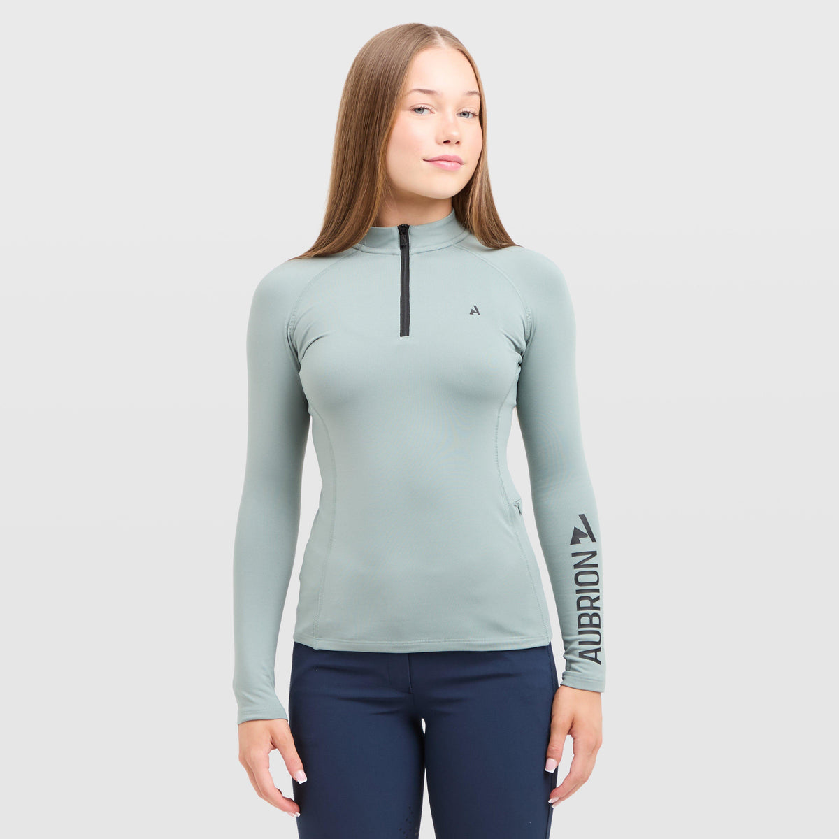 Young Rider React Winter Base Layer Sage