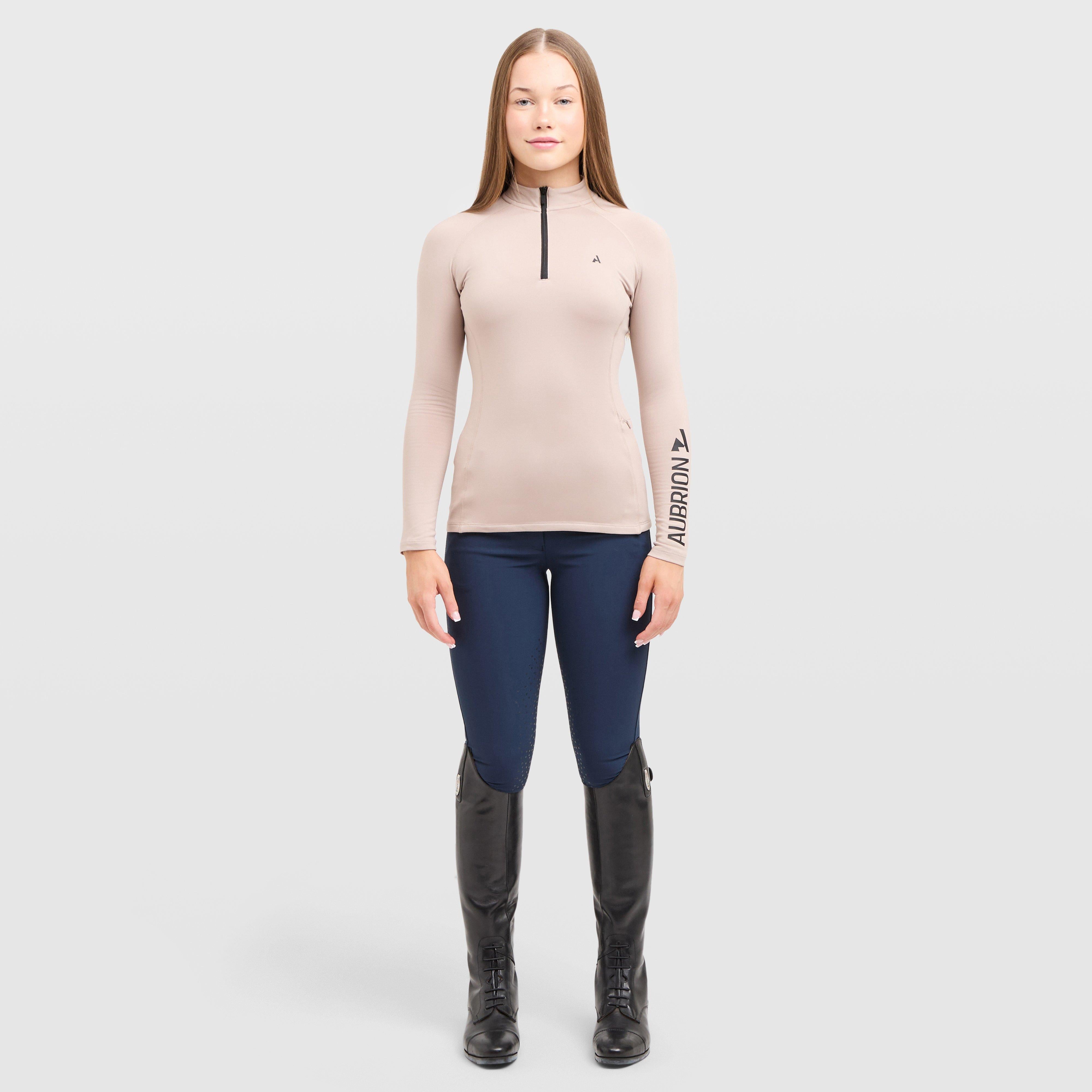 Young Rider React Winter Base Layer Sand
