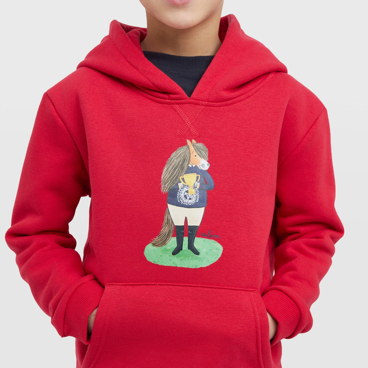 Kids' Winnie and Me Hoodie Red