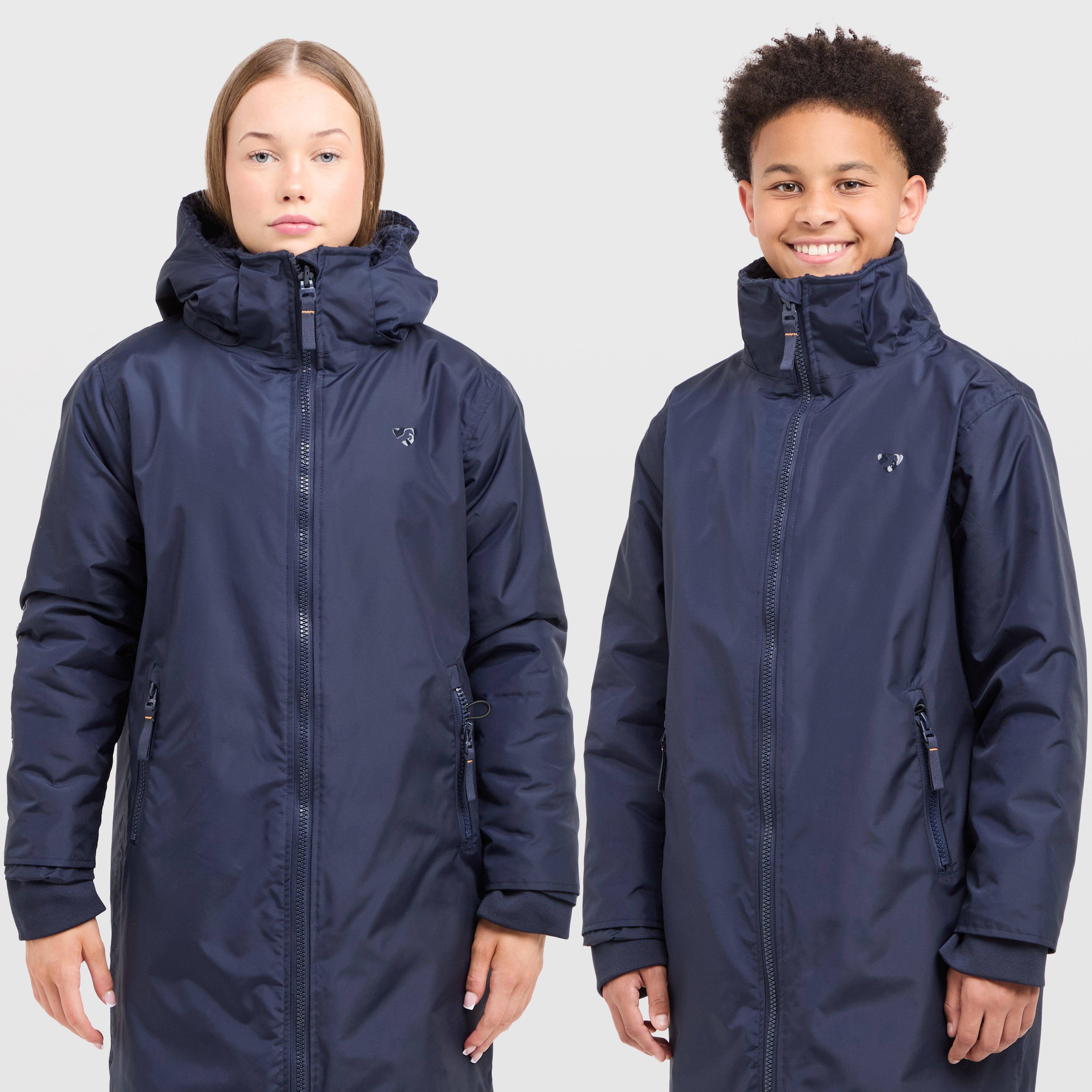Kids Core All Weather Robe Navy