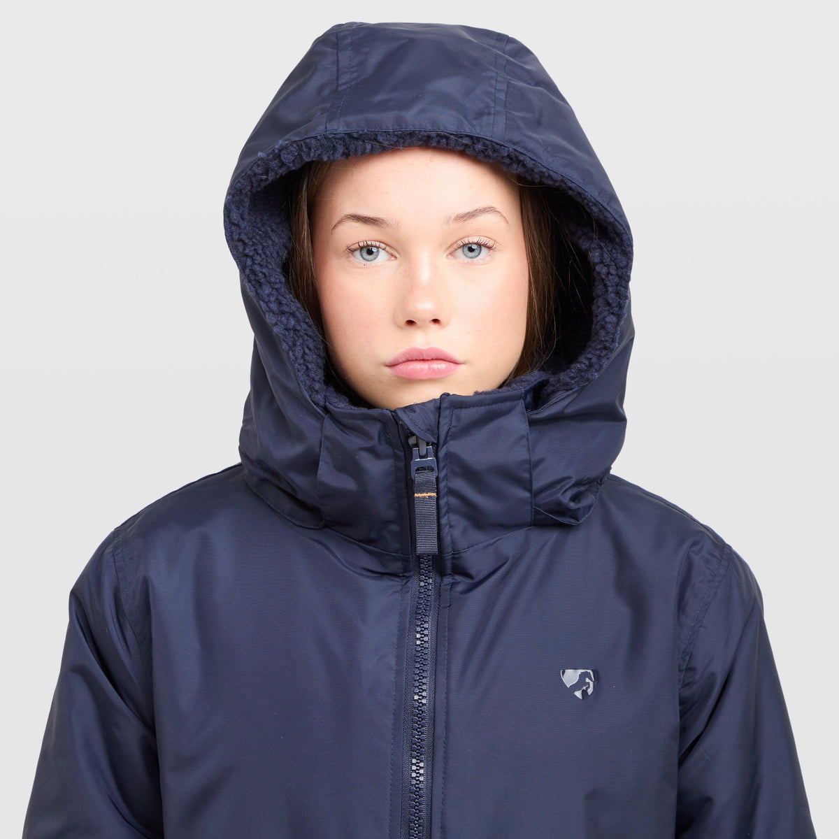 Kids Core All Weather Robe Navy