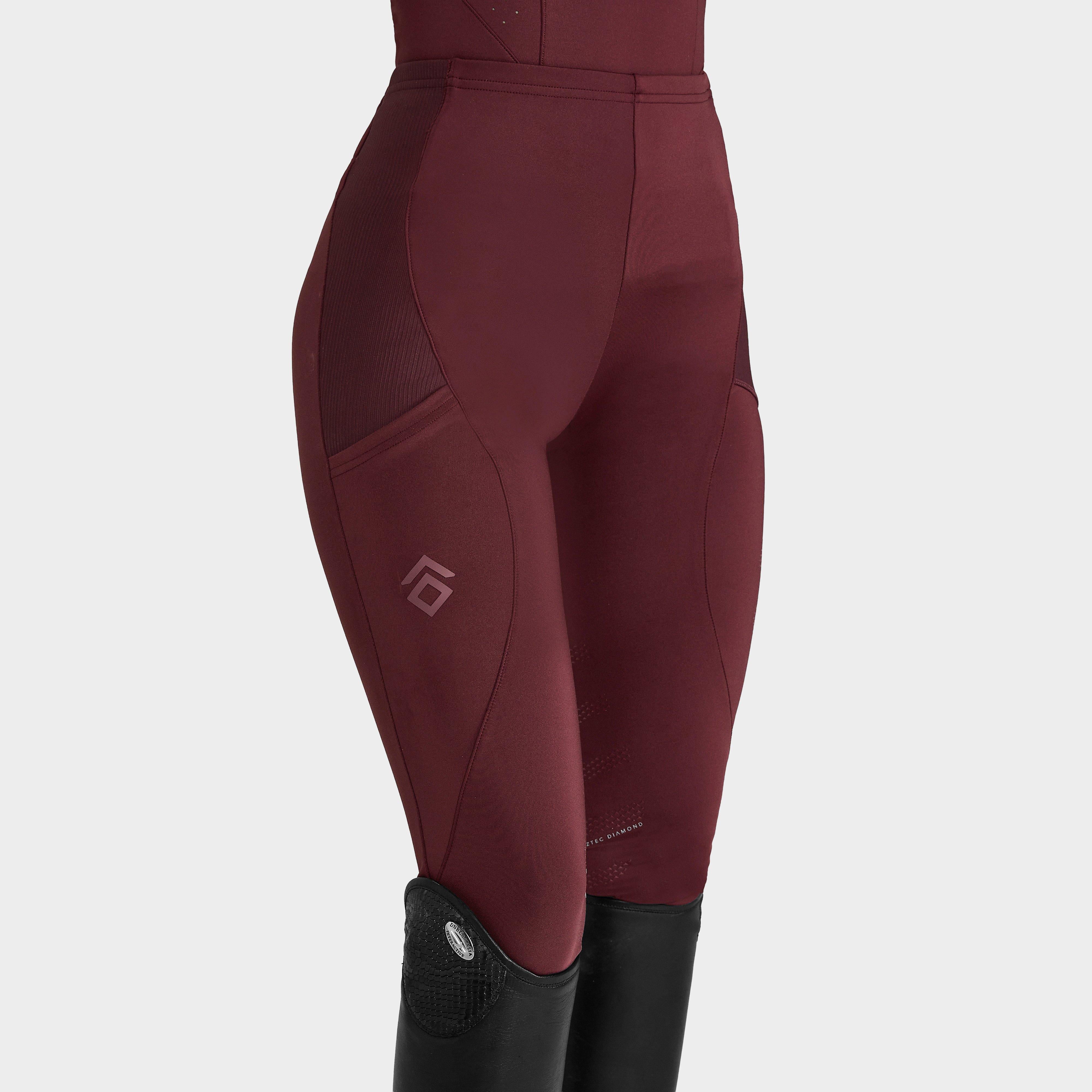 Women’s Core Knee Grip Leggings Cherry
