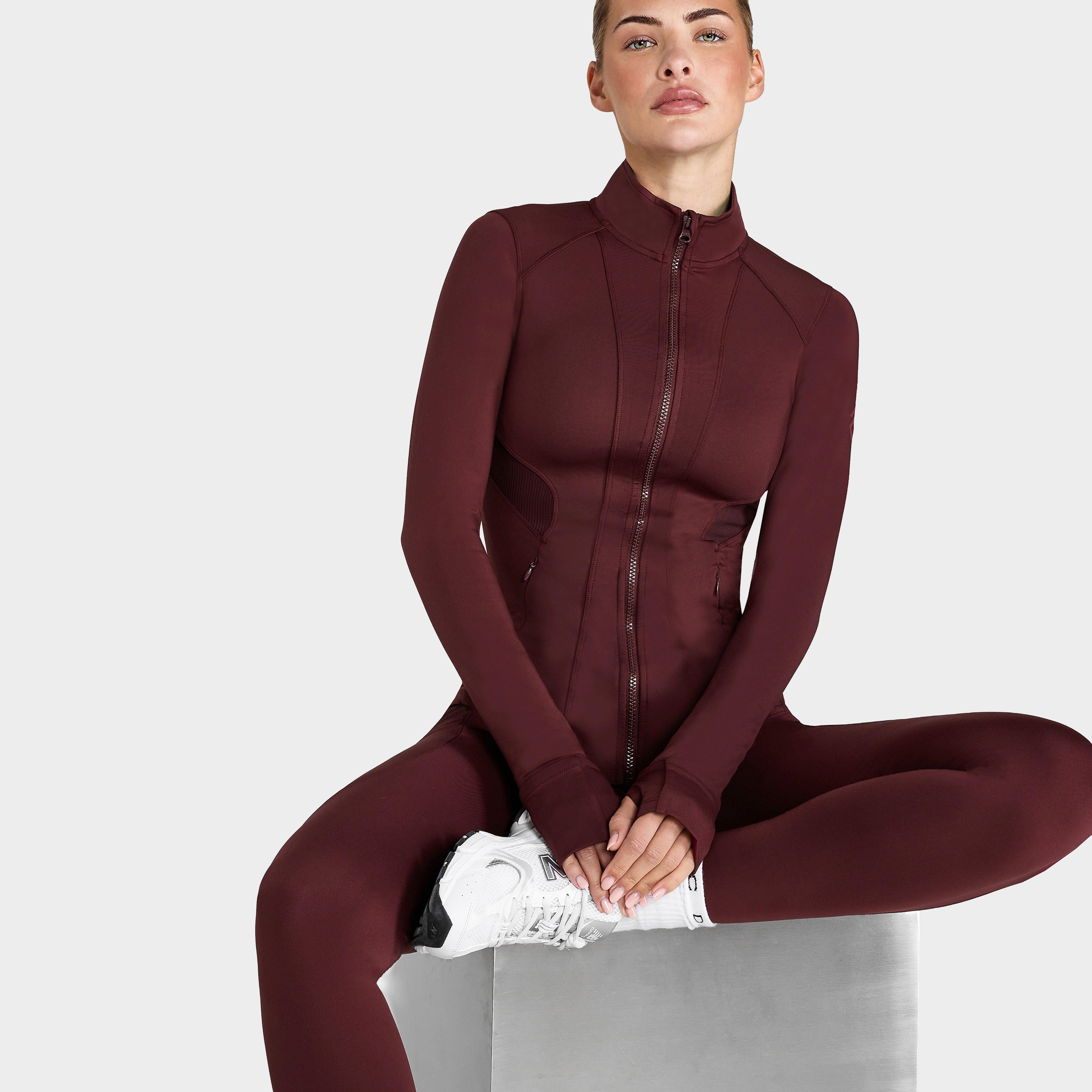 Womens Fitted Jacket Cherry