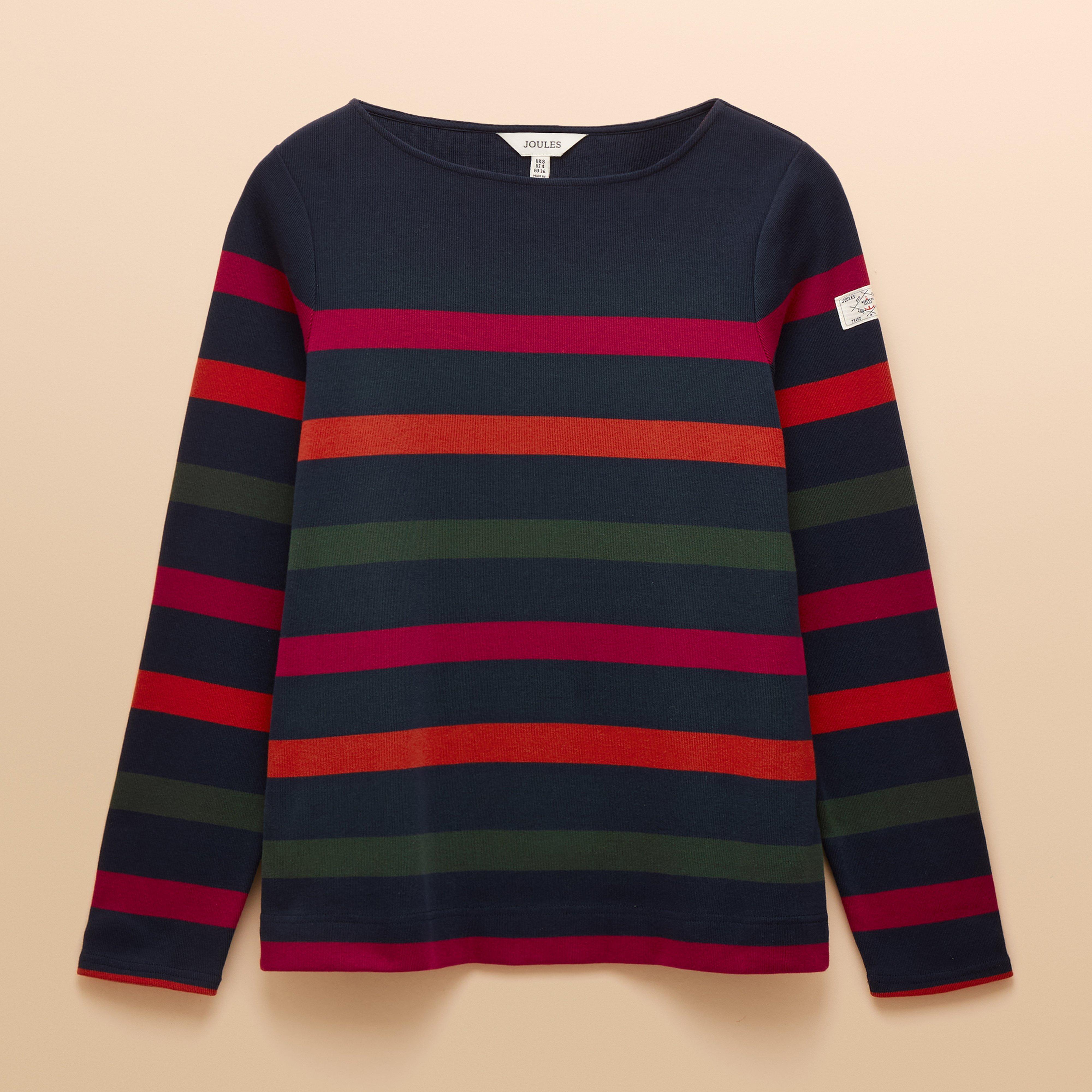 Women's Harbour Boat Neck Breton Top Navy