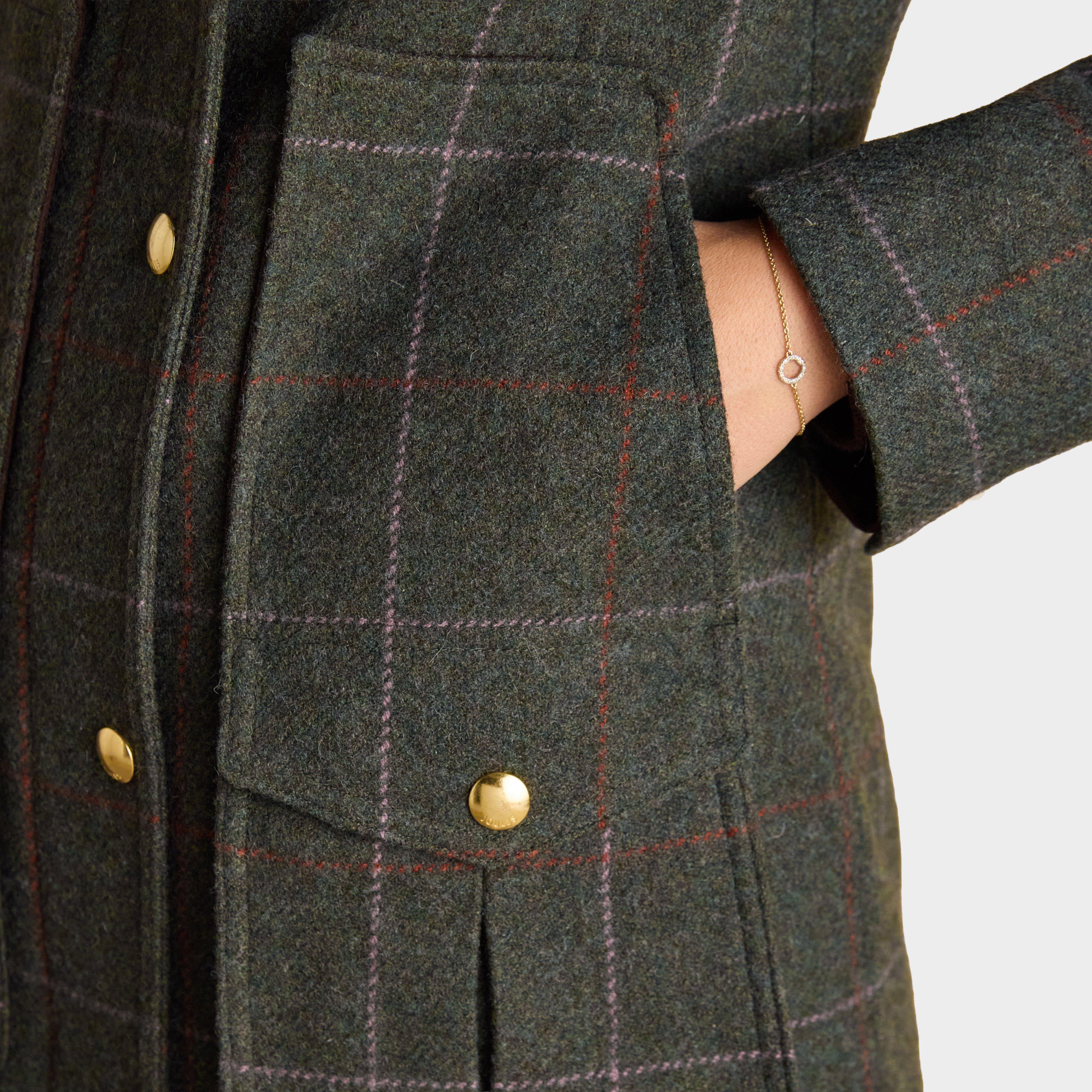 Women's Classic Fieldcoat Tweed Coat Grasmoor