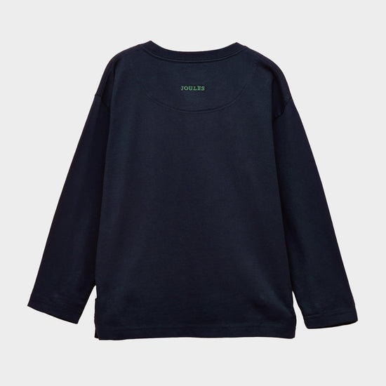 Childs Jack Long Sleeve Top Navy 3 - 6 Years