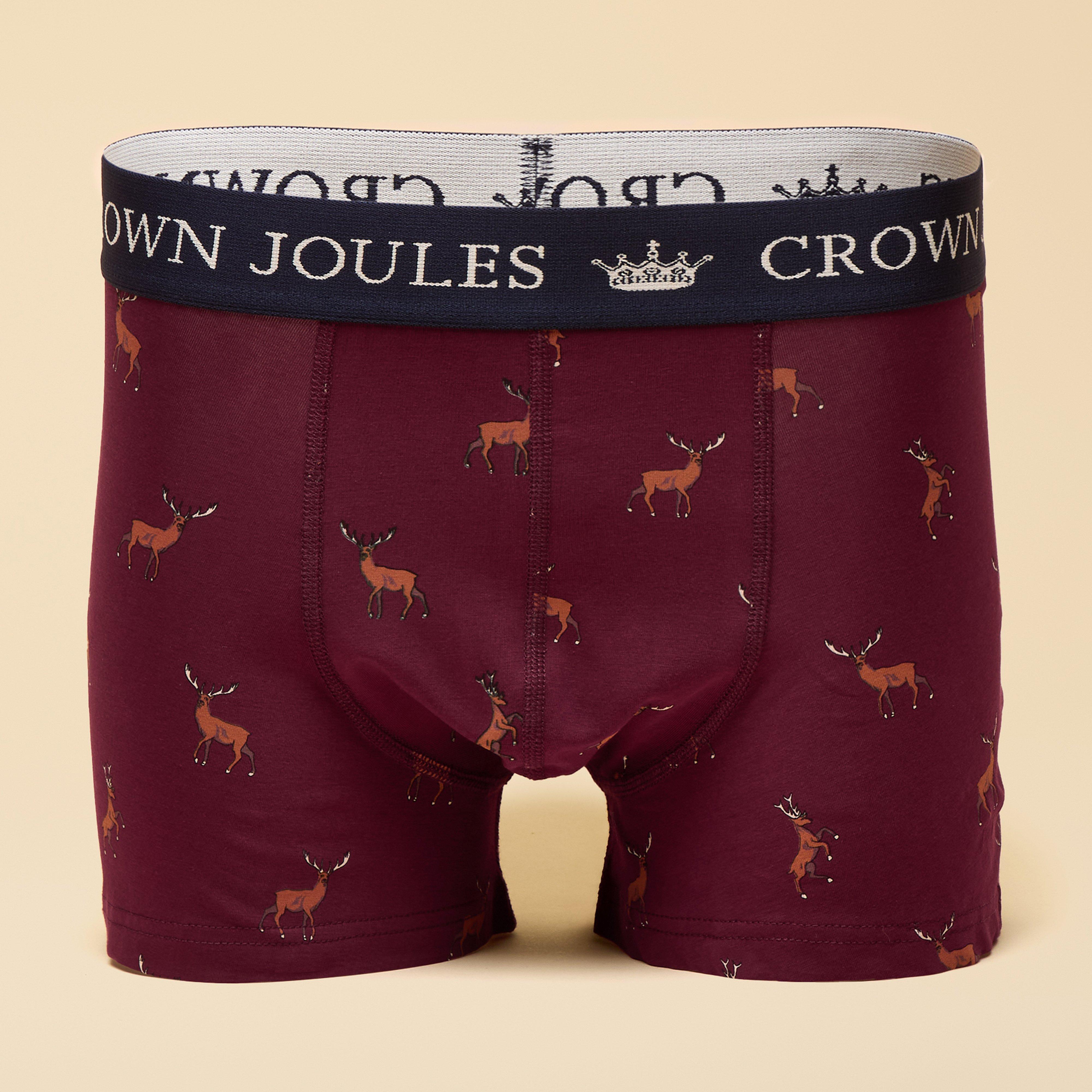 Men's Crown Joules Burgundy