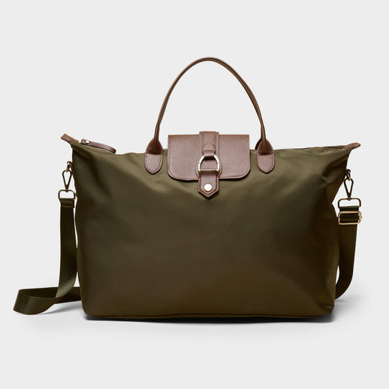 Edie Weekend Bag Khaki
