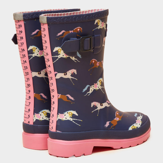 Kids' Horse Printed Wellies