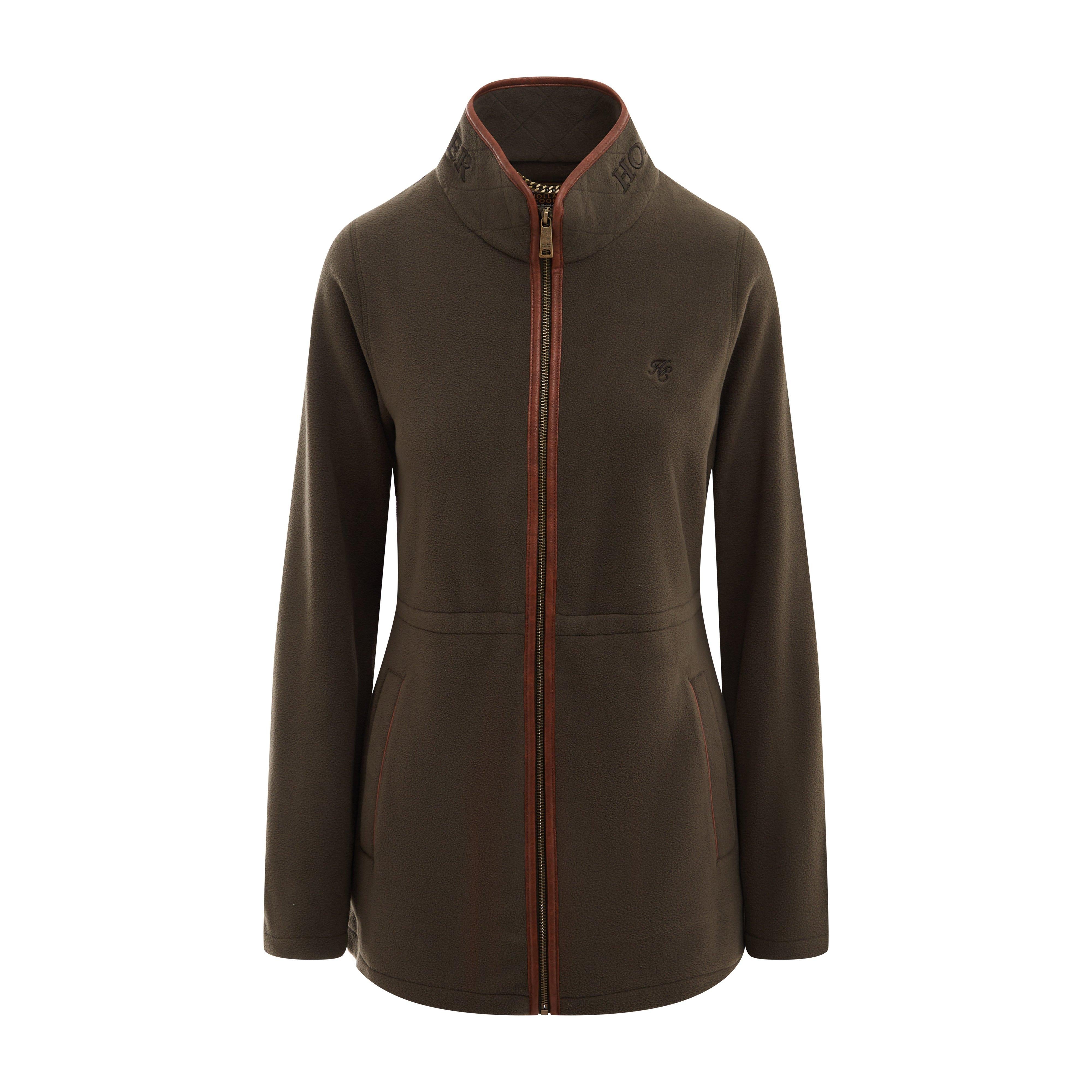 Womens Country Longline Fleece Khaki