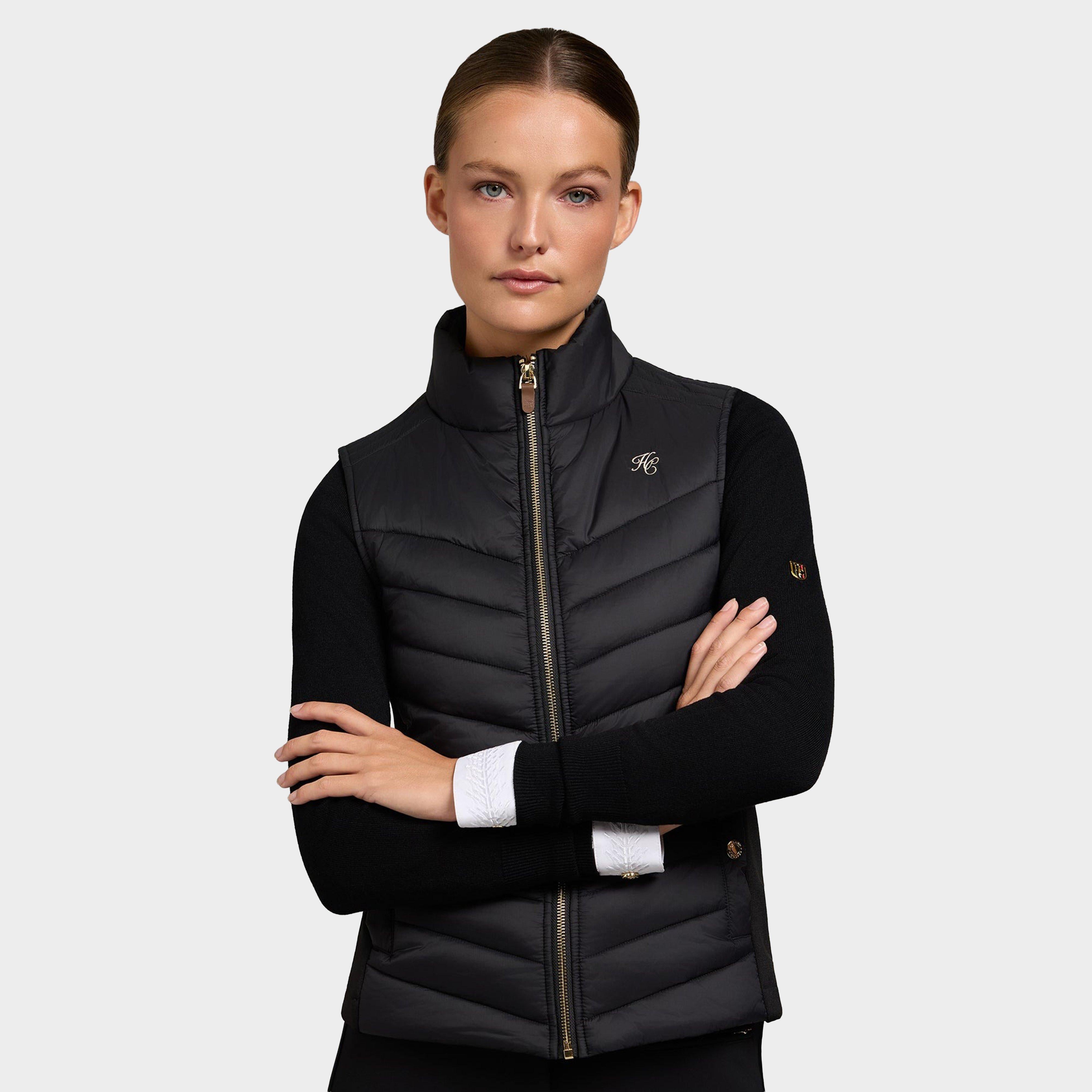 Hybrid Equestrian Gilet Black