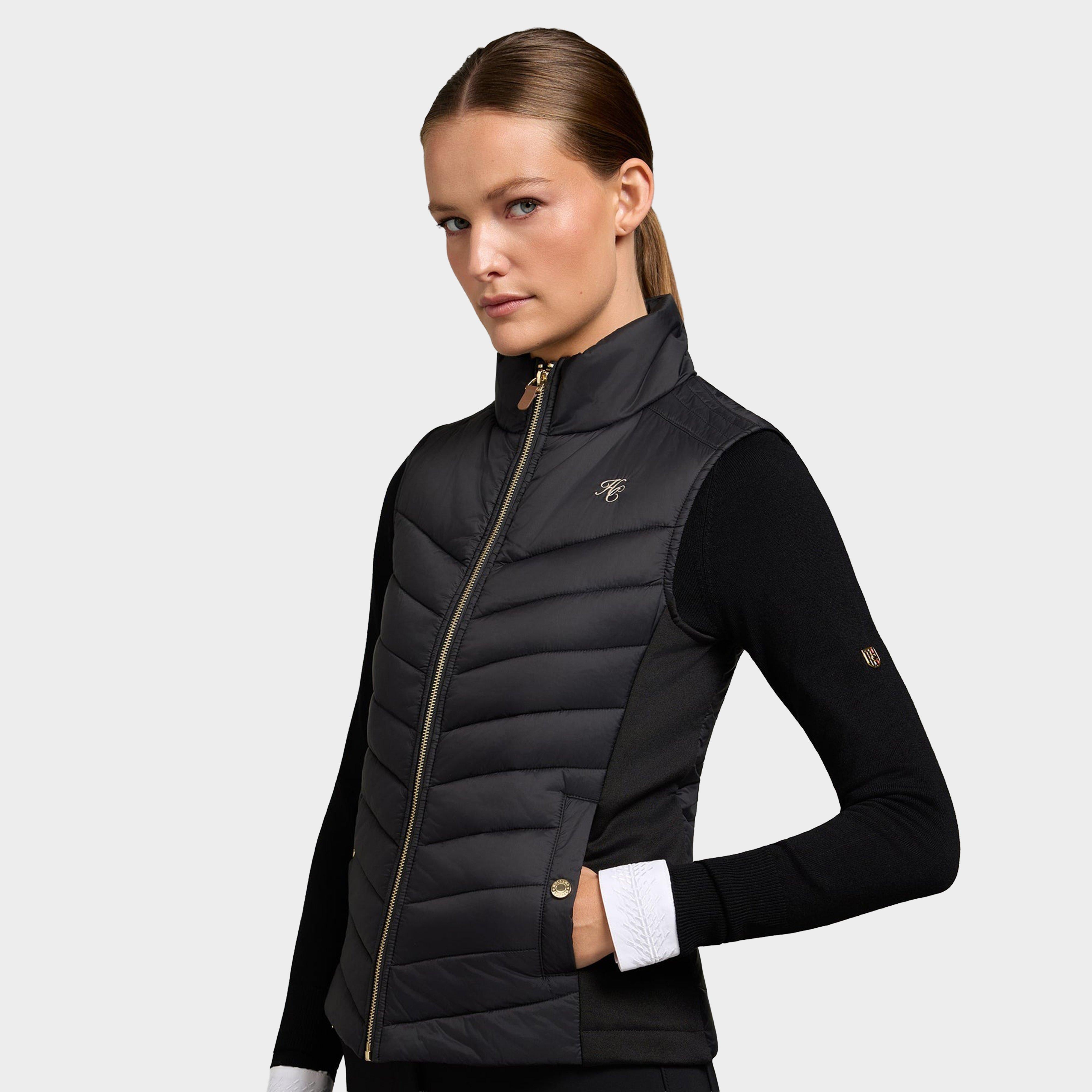 Hybrid Equestrian Gilet Black