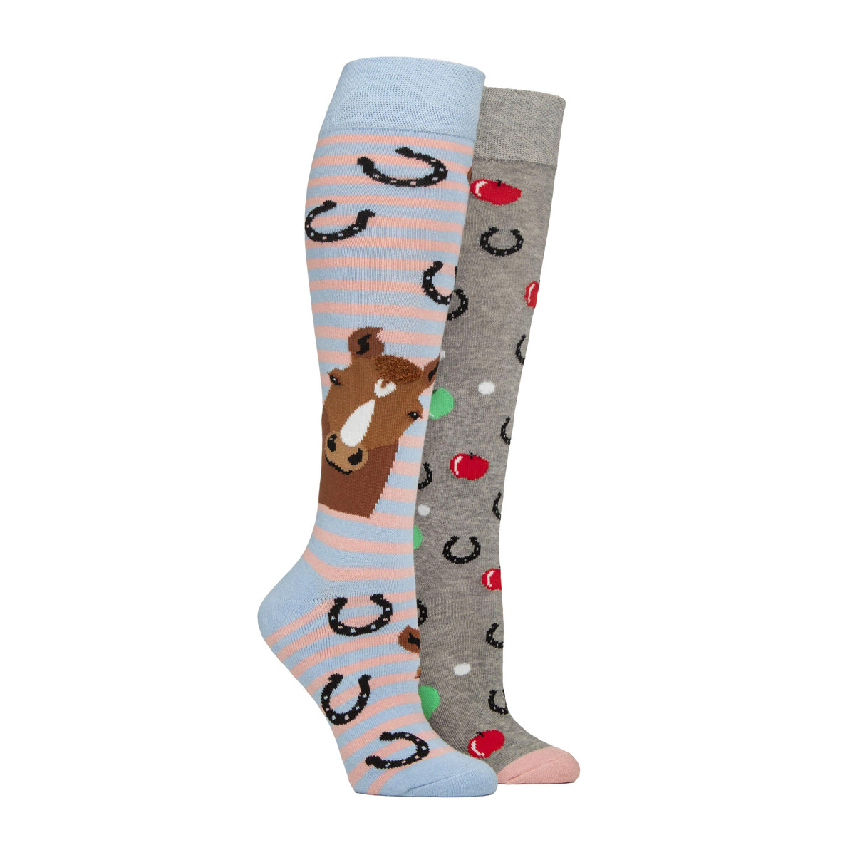 Women’s Equestrian Long Socks Horse