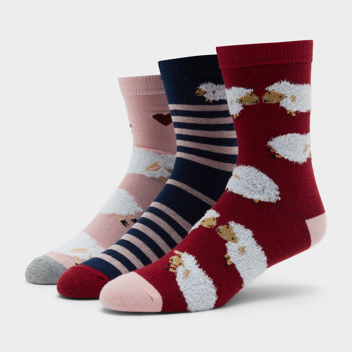 Women's Crew Socks 3-Pack