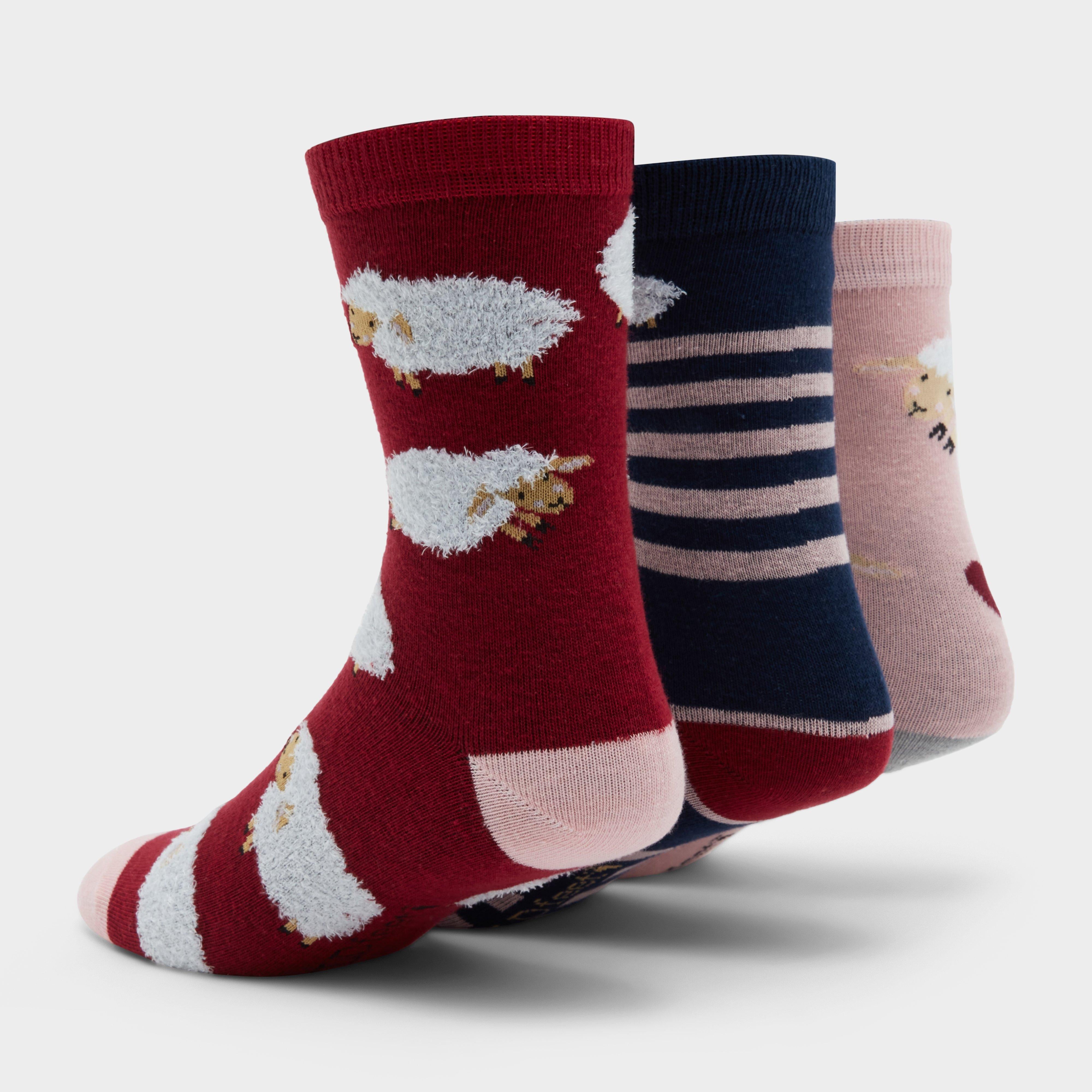 Women's Crew Socks 3-Pack