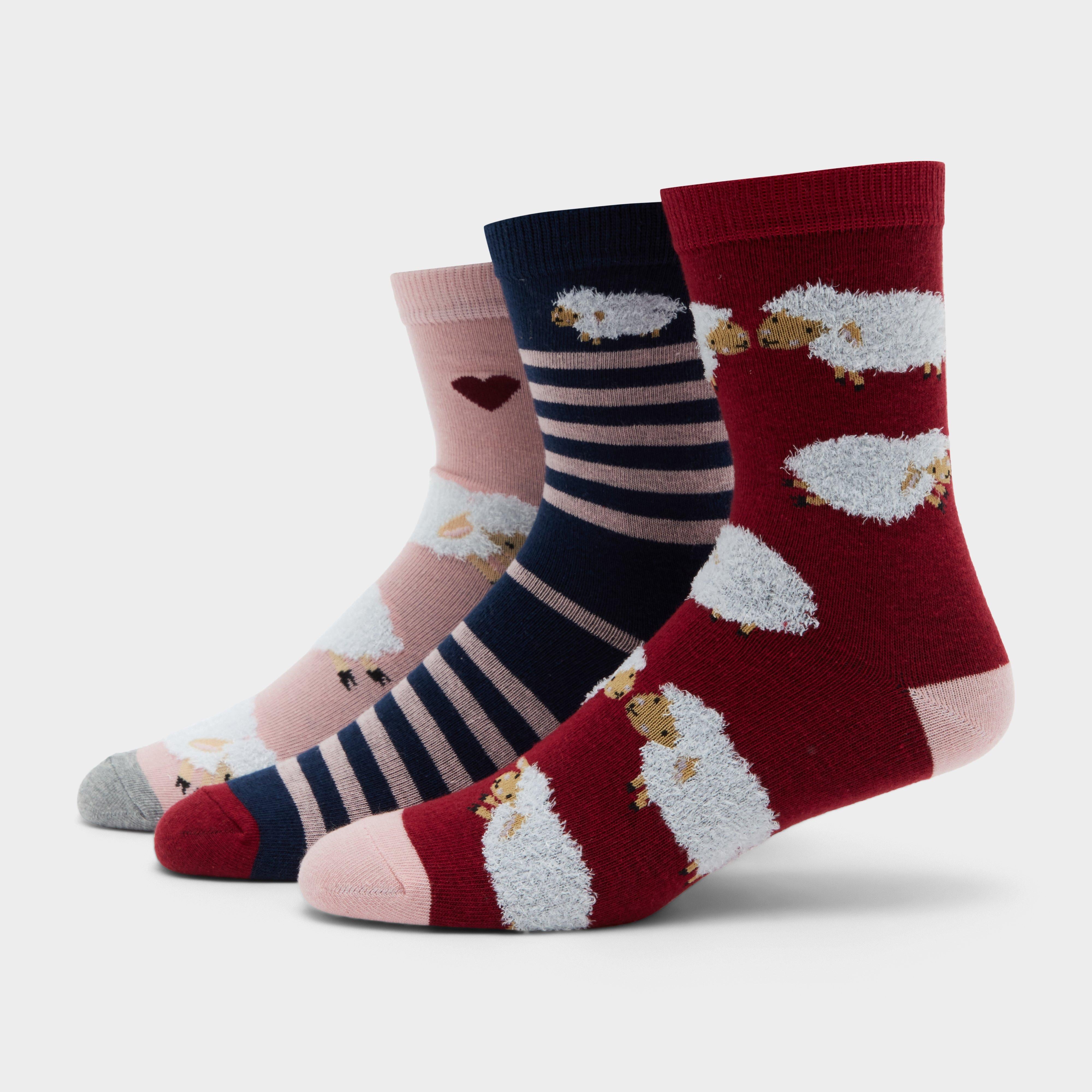 Women's Crew Socks 3-Pack